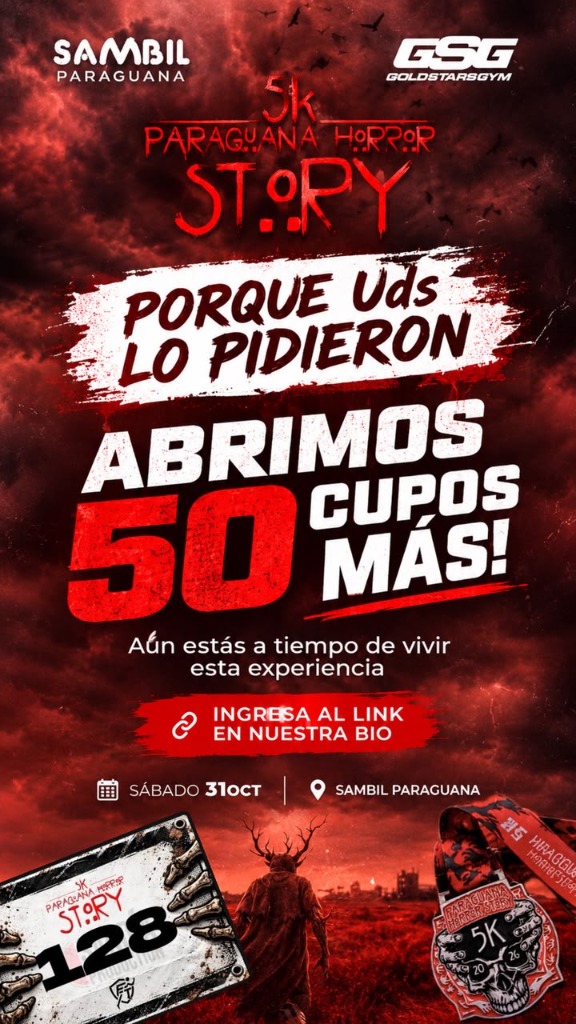 Flyer 5K Paraguaná Horror Stories